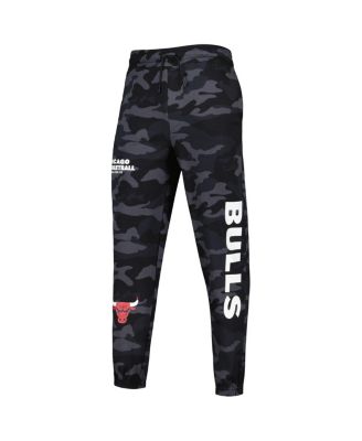 Men's Black, Camo Chicago Bulls Tonal Joggers
