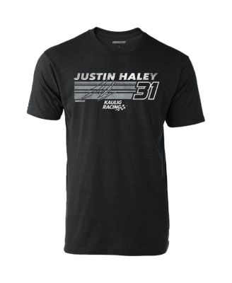 Men's Heather Charcoal Justin Haley Hot Lap T-shirt