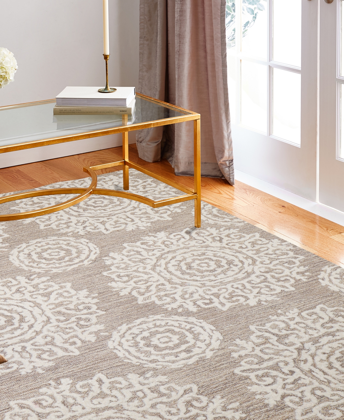 Bb Rugs Loop LOP175 Area Rug - Tan