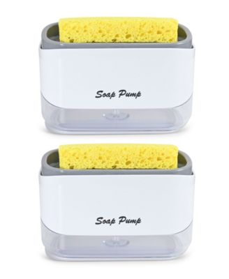 2 Pack Soap Dispensing Sponge Holder