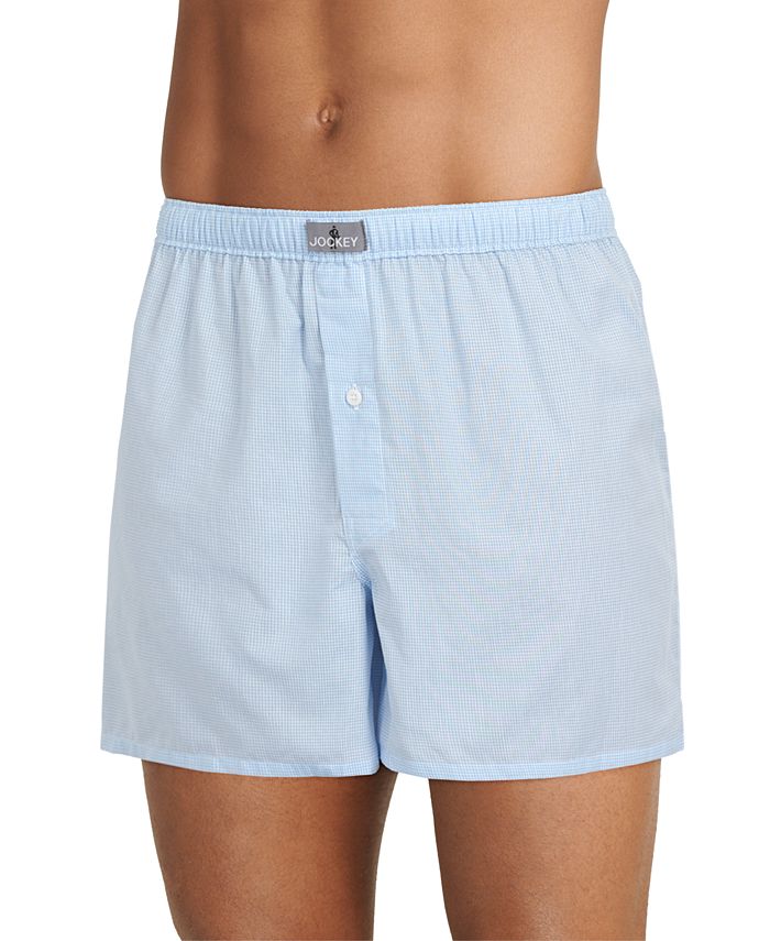 Jockey Men's Relaxed-Fit Cotton Boxers - Macy's