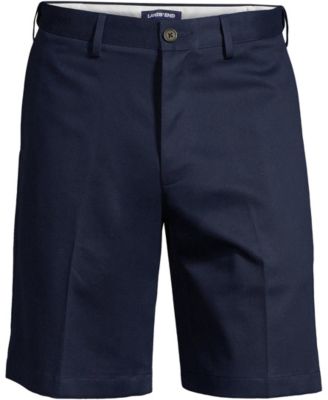 Men's No Iron 9" Comfort Waist Plain Front Chino Short