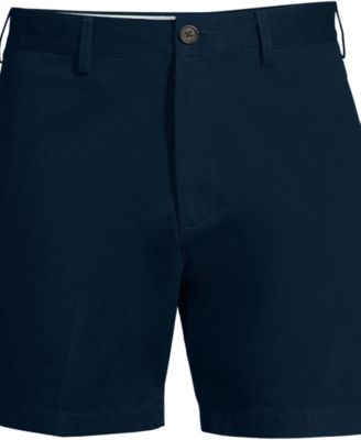 Men's No Iron 6" Plain Front Chino Short