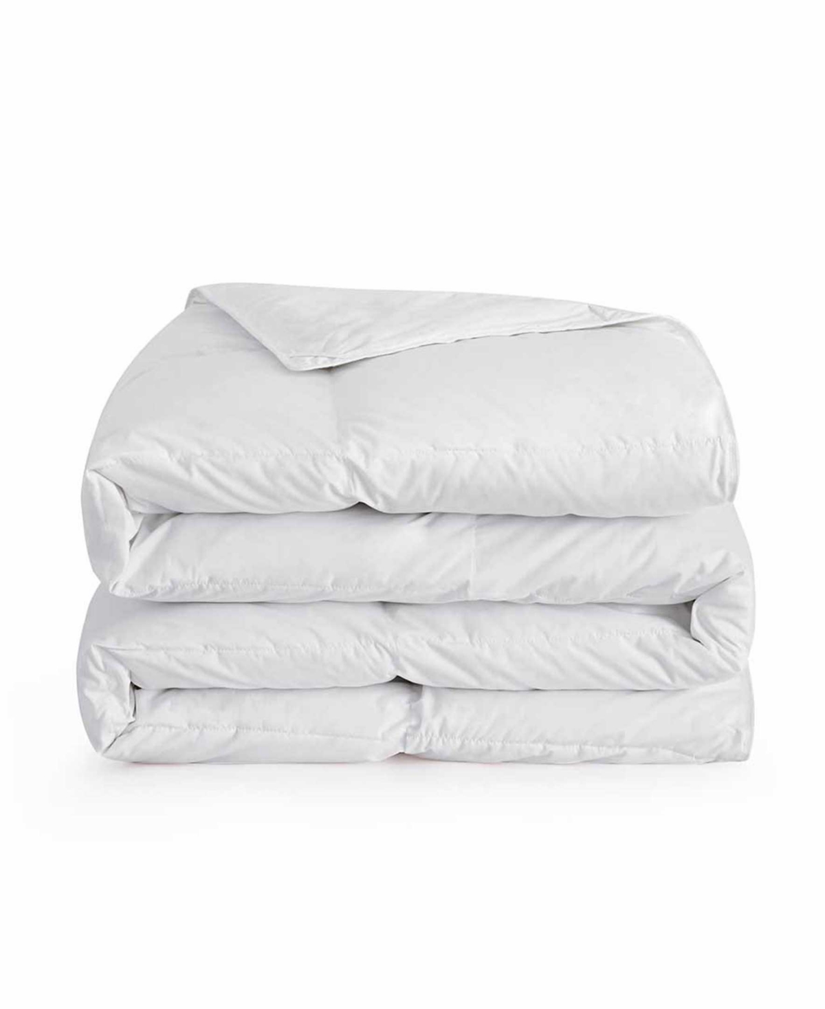 Unikome Cotton Fabric Lightweight Goose Feather Down Comforter, Full/queen In White