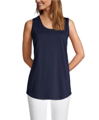 Petite Supima Cotton Tunic Tank Top