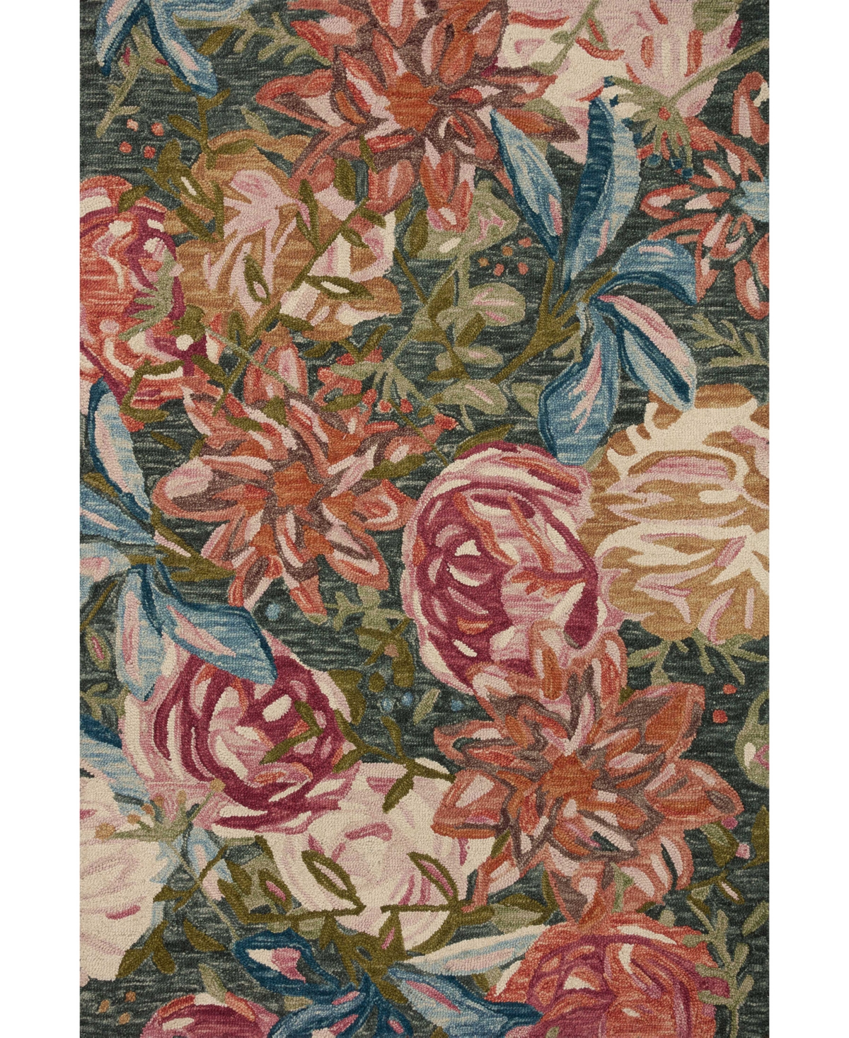 Loloi Belladonna Blm-03 2'3" x 3'9" Area Rug - Teal, Multi