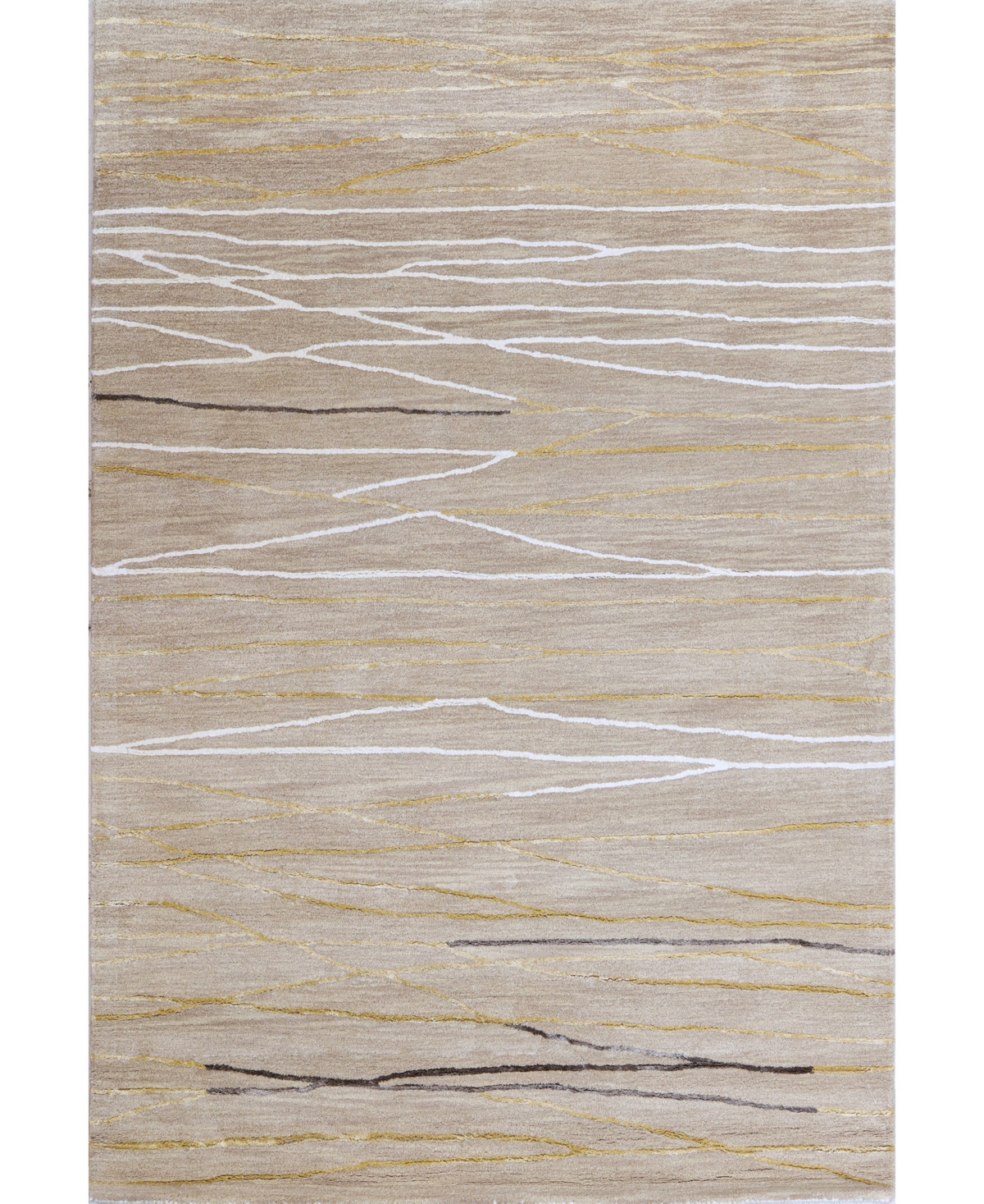 Bb Rugs Downtown DTN238 5'6in x 8'6in Area Rug - Beige