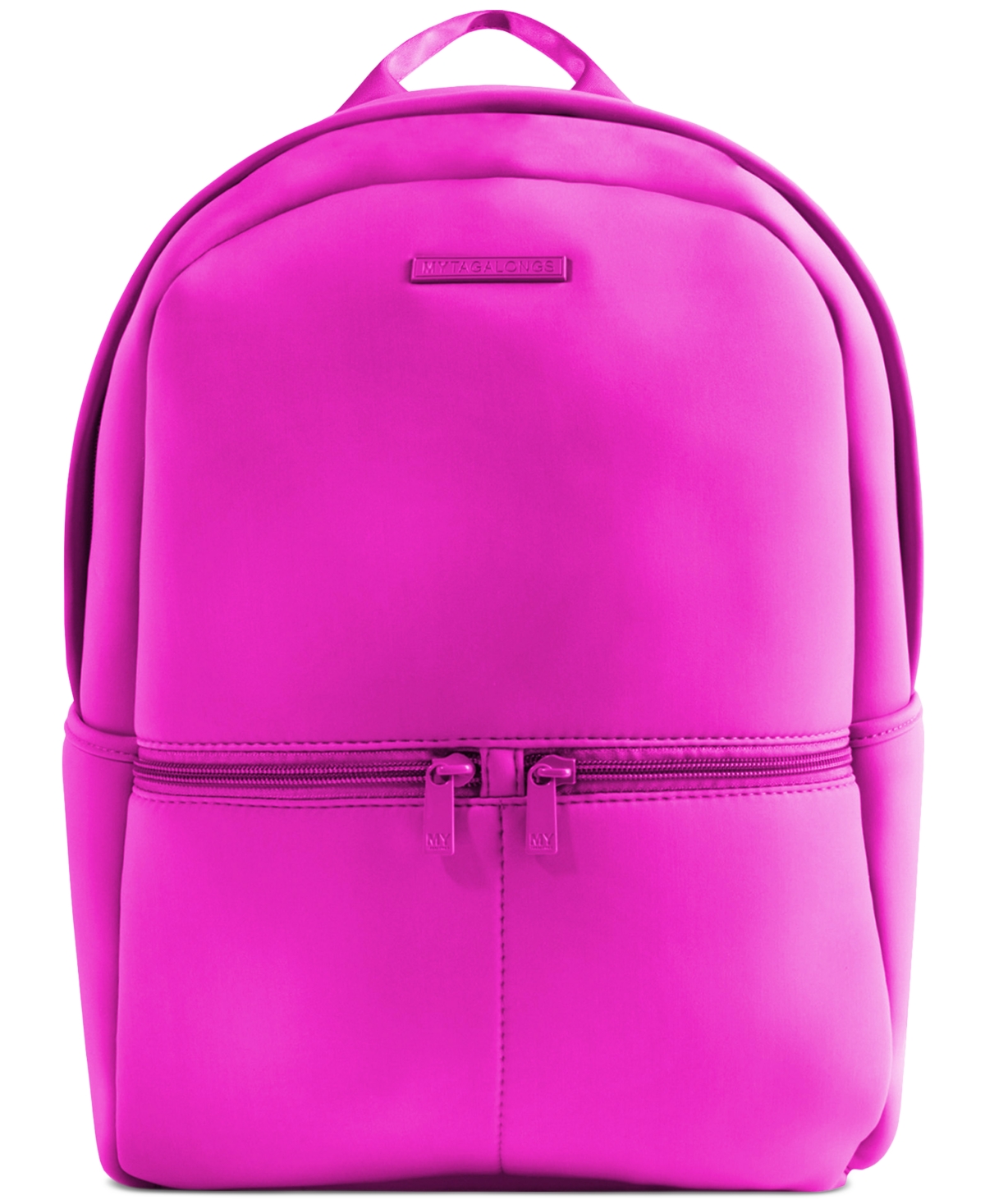Mytagalongs Everleigh Neoprene Zippered Backpack In Pink