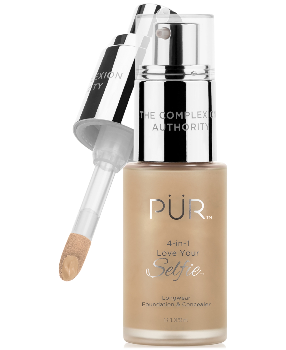 PUR 4-In-1 Love Your Selfie Longwear Foundation & Concealer - TG2 Warm Nude - tan w/ golden undertones