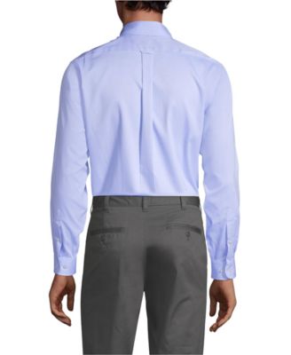 Men's Long Sleeve No Iron Pinpoint Dress Shirt