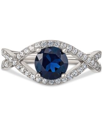 Giani Bernini - Cubic Zirconia Evil Eye Ring in Sterling Silver