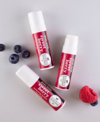 Sweet Berry Goat Milk Lip Balm Set, 3 Piece