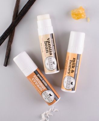 Warm Sweet Goat Milk Lip Balm Set, 3 Piece