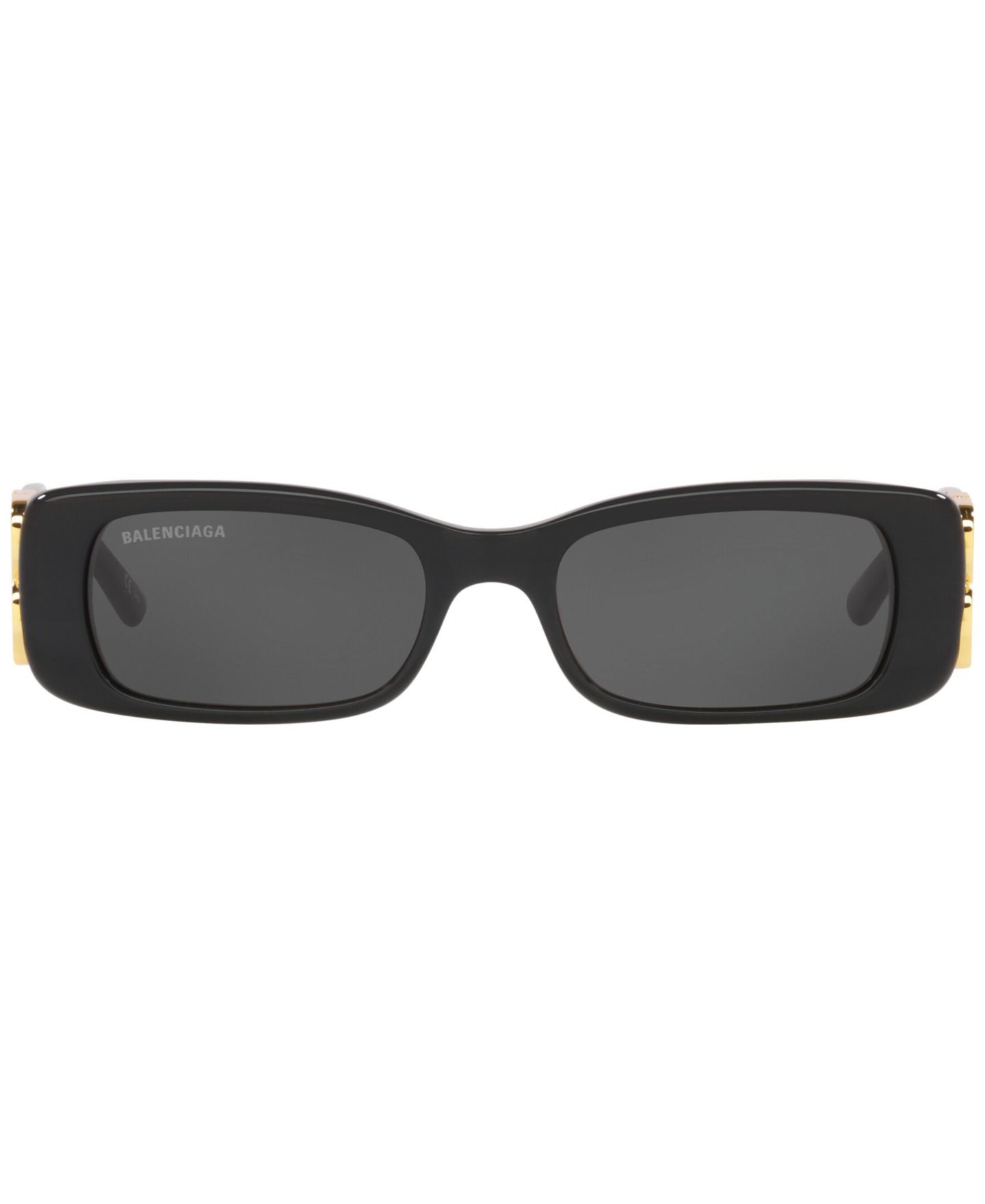 Женские солнцезащитные очки Balenciaga Rectangle Sunglasses, BB0096S 6E000253, цвет: Чёрный — фото 2