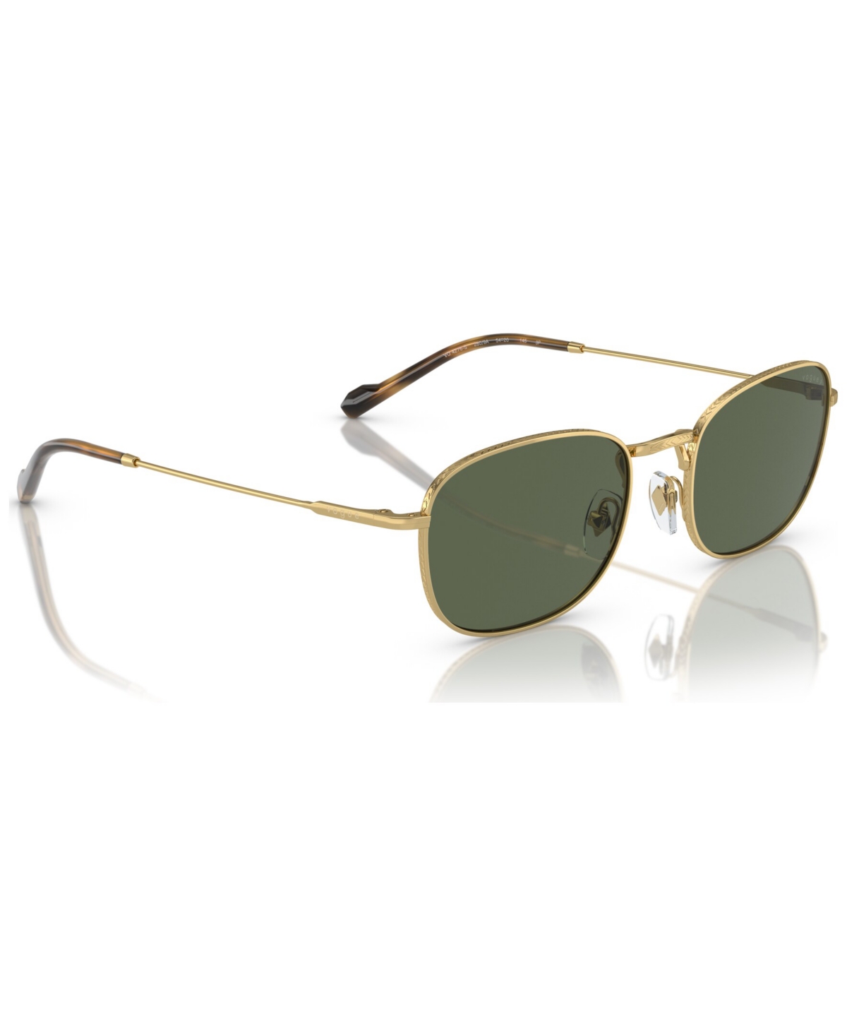 Shop Vogue Eyewear Men's Polarized Sunglasses, Vo4276s In Gold-tone
