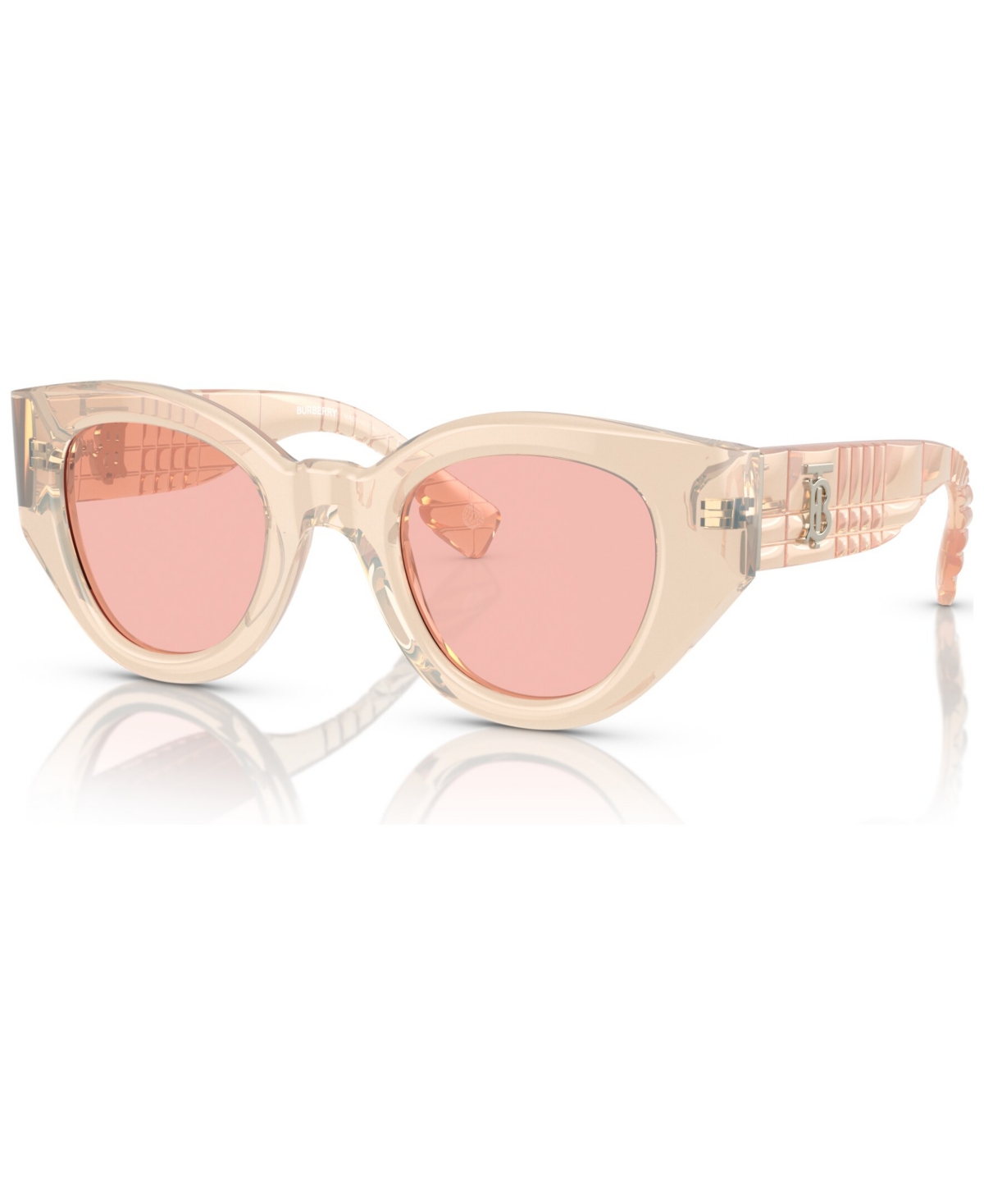 Burberry Women's Low Bridge Fit Sunglasses, Meadow In Pink