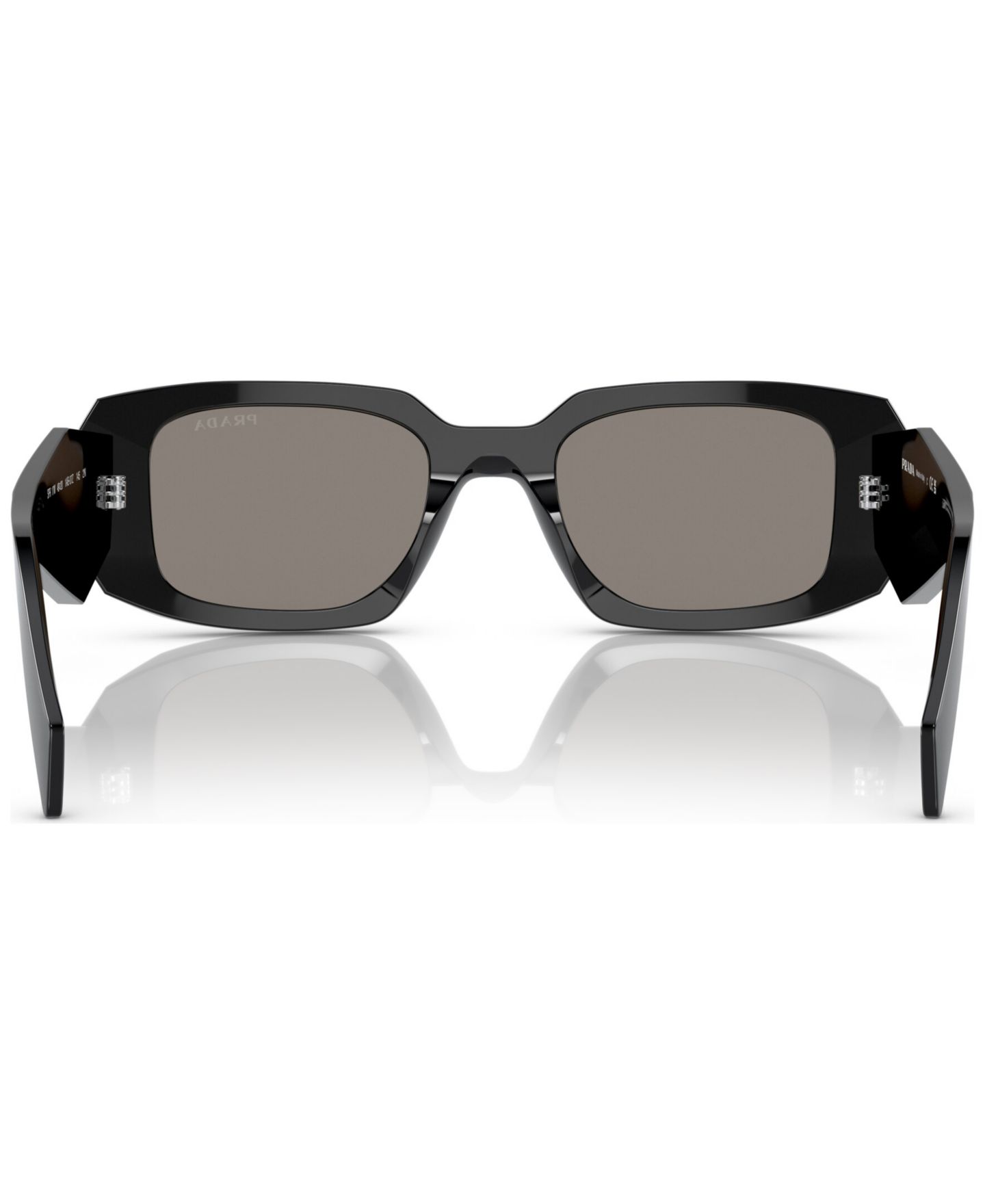 Женские солнцезащитные очки PRADA Symbole Rectangular Sunglasses, PR17WS, цвет: Чёрный, вариант 1 — фото 4