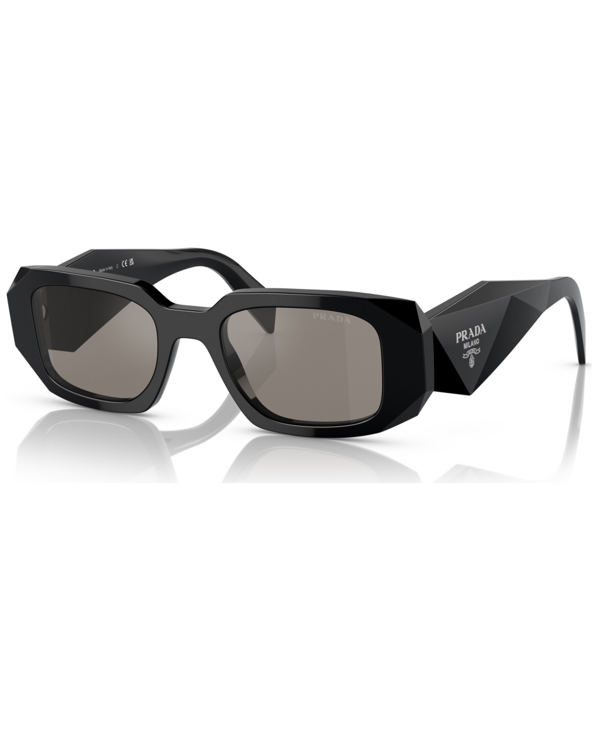 Prada Women's Sunglasses, Pr 17ws In Black Mirrored