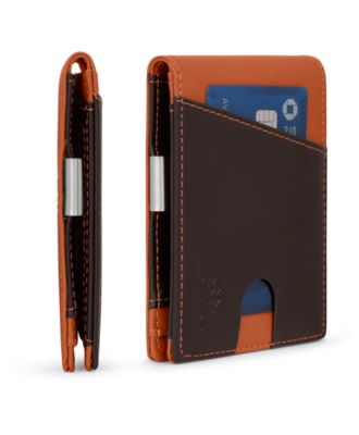 Men's Slim Bifold   Wallet with Money Clip