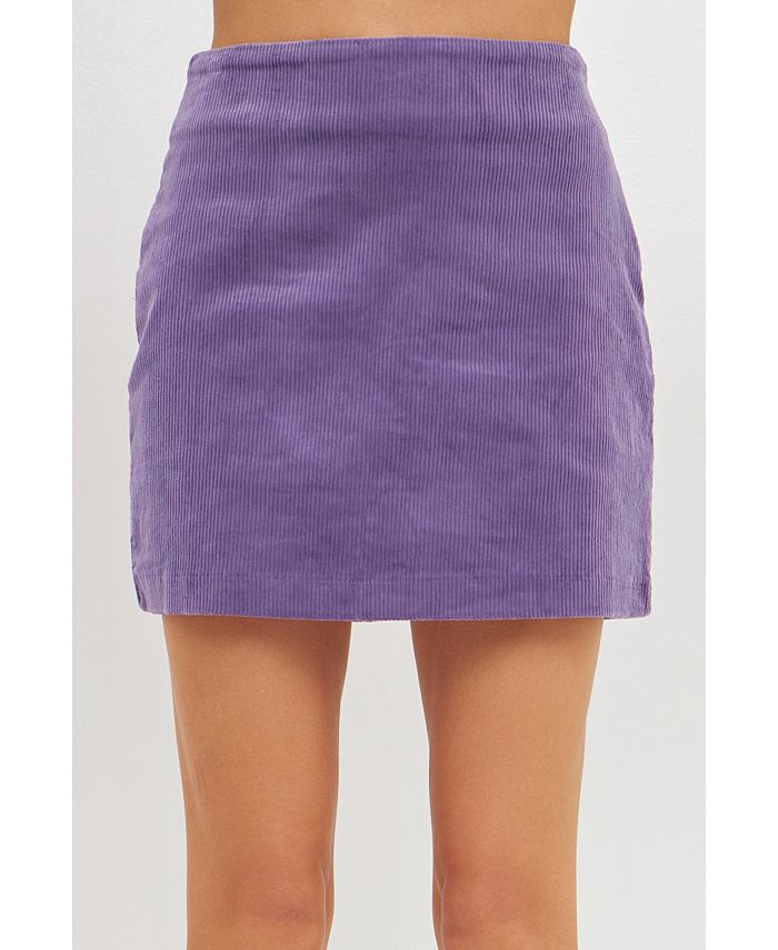 Grey Lab Women s Corduroy Mini Skirt Macy s