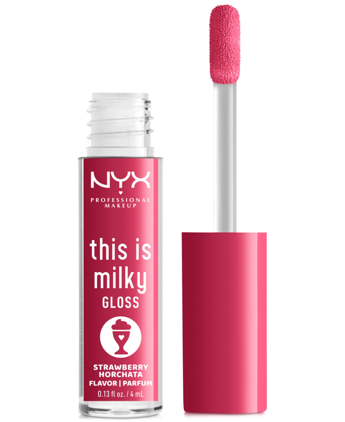 Nyx Professional Makeup This Is Milky Gloss In Strawberry Horchata