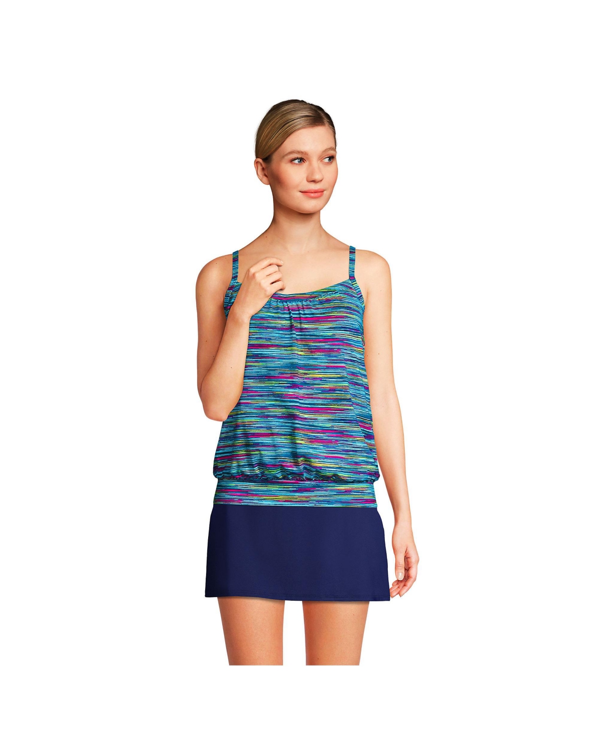 Lands end blouson tankini hot sale top