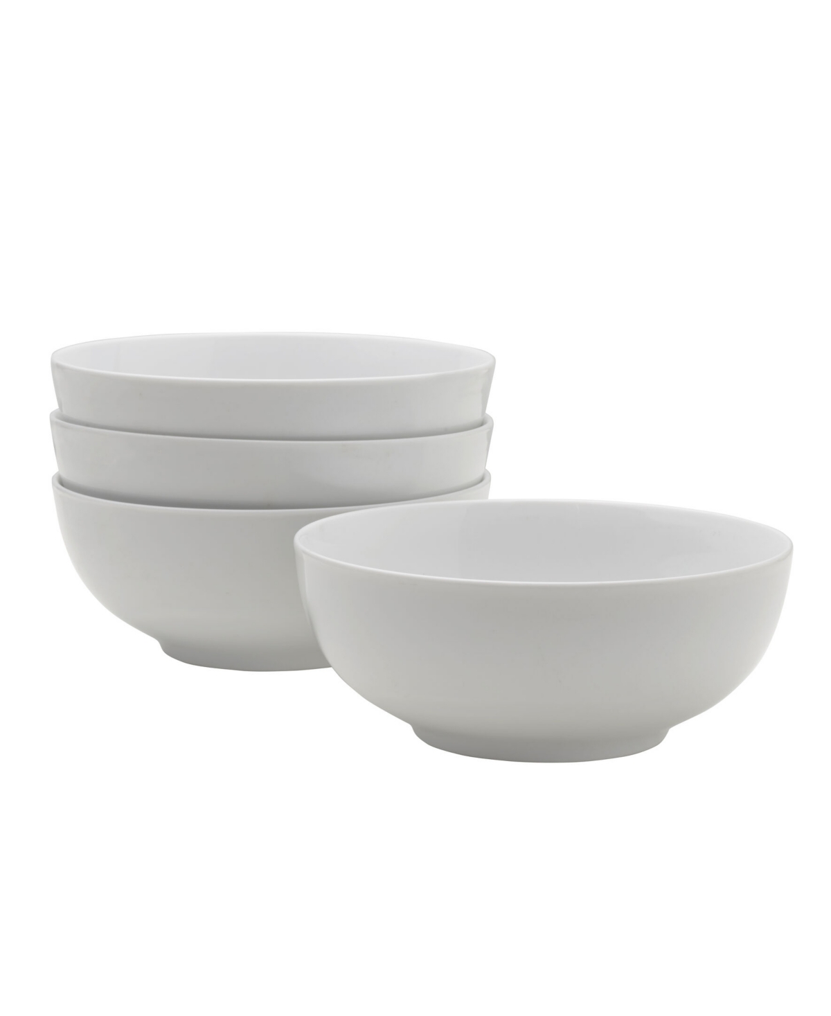 Everyday Whiteware Cereal Bowl 4 Piece Set - White