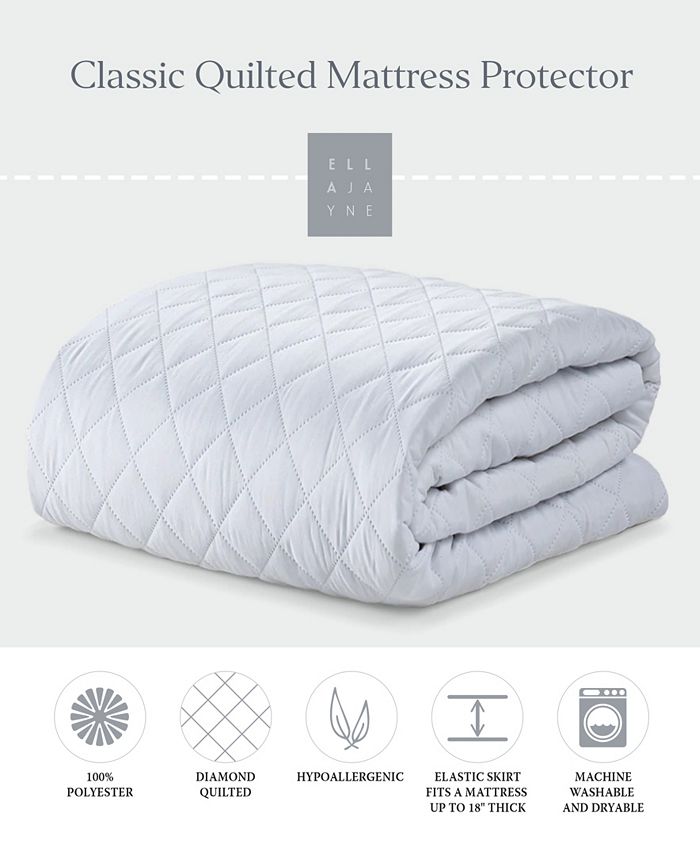 Ella Jayne Classic Quilted Mattress Protector Twin XL Macy's
