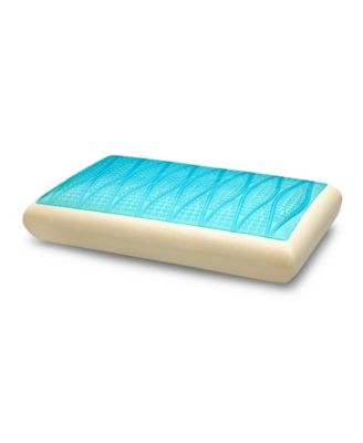 Super Cooling Gel Top Memory Foam Pillow, Standard