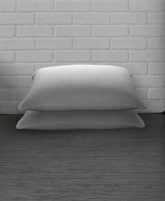 Cool N' Comfort Medium Density Gel Fiber CoolMax Technology 2-Pack Pillows, Queen