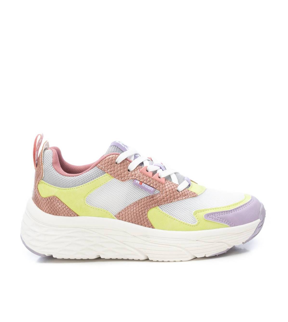 Xti Women's Sneakers ByWith Multicolor Accent - Pink