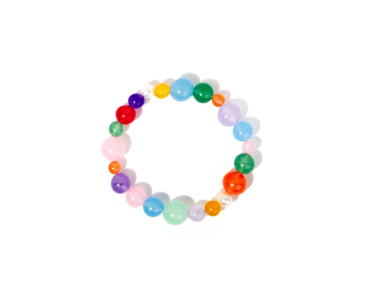 Rena Multi-color Quartz Beaded Bracelet - Multi-color