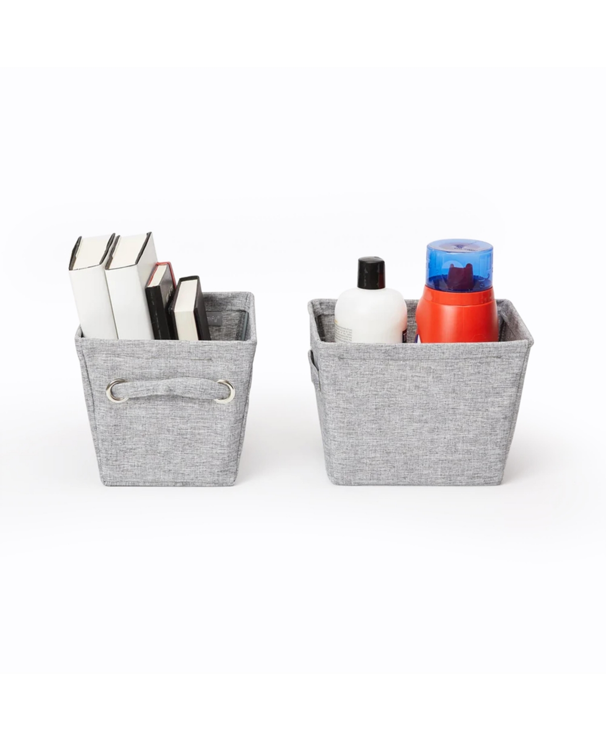 Isla Standard Shelf Bins, Set of 2, Versatile and Convenient - Isla grey