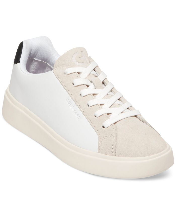 Cole Haan Women's Grand Crosscourt Daily Lace-Up Low-Top Sneakers - Macy's