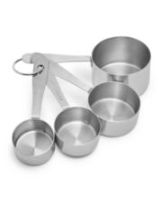 4 pc Stainless Steel Measuring Cups < Downtown Dough