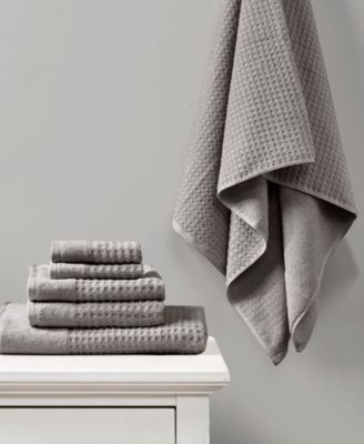 Spa Waffle Jacquard Luxury Combed Cotton 6-Pc. Bath Towel Set