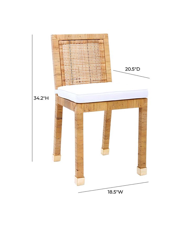 TOV Furniture Amara Rattan Dining Chair Macy's