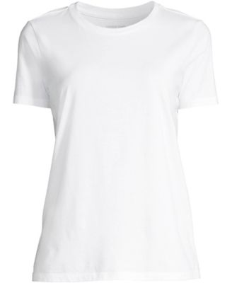 Plus Size Relaxed Supima Cotton Crew Neck T-Shirt