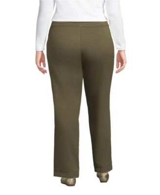 Plus Size Starfish Mid Rise Straight Leg Pants