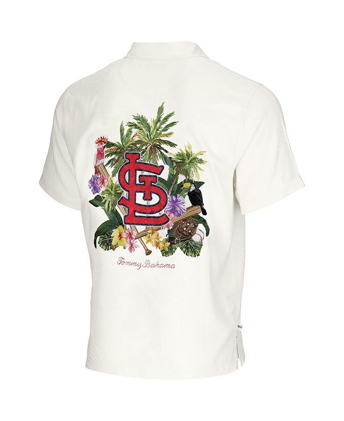 Tommy Bahama Men's White St. Louis Cardinals Go Big or Go Home Camp