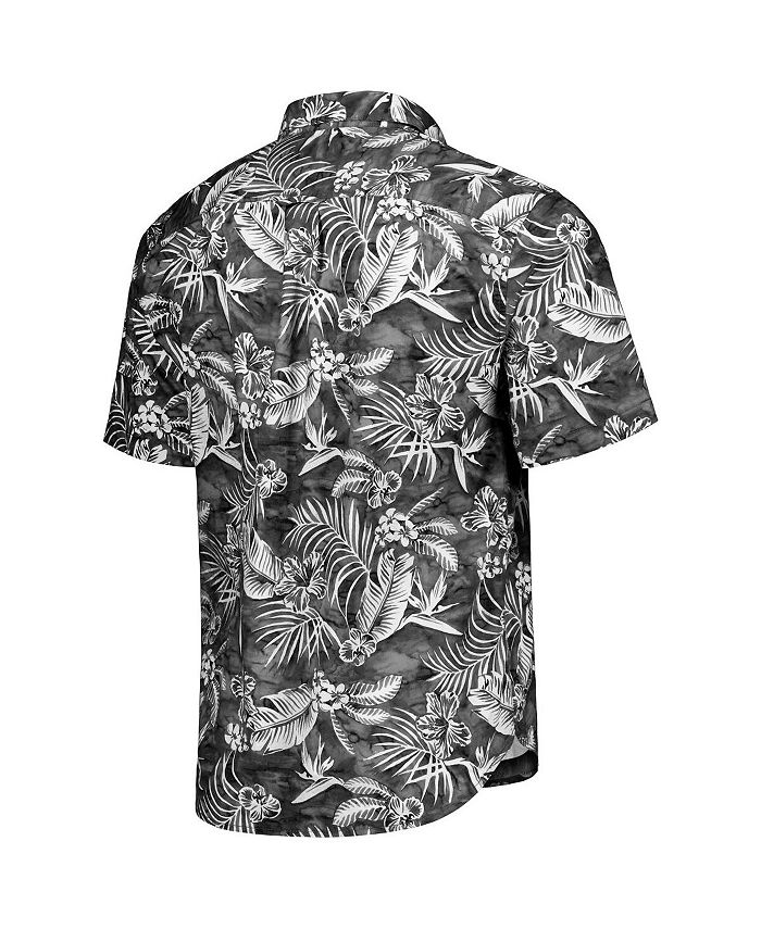 Tommy Bahama Men's Black Las Vegas Raiders Aqua Lush FullButton Shirt