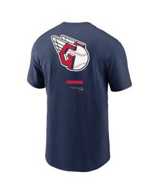 Men's Navy Cleveland Guardians Over the Shoulder T-shirt