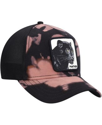 Men's Black Acid Panther Trucker Snapback Hat