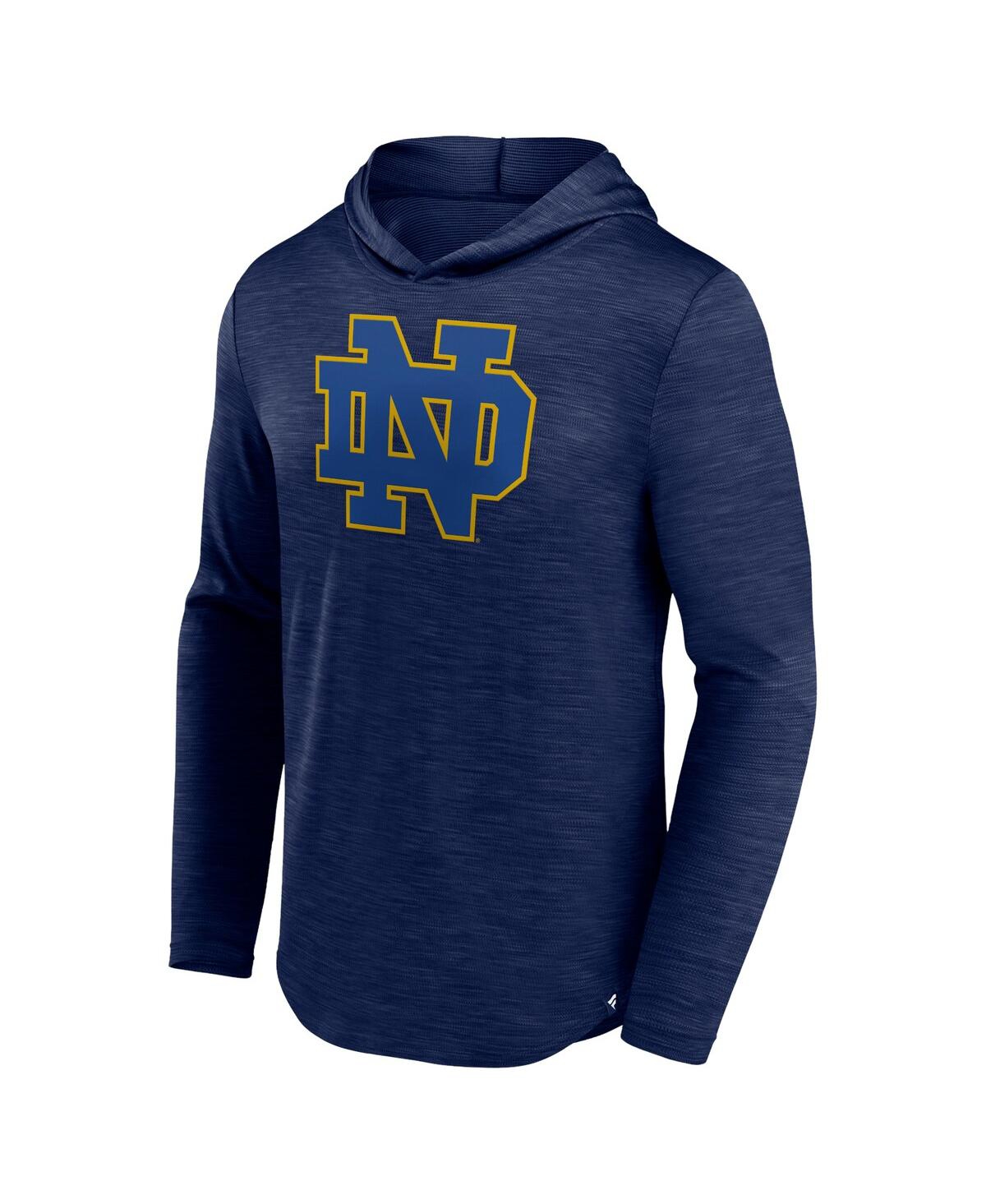 Men's FanaticsNotre Dame Fighting Irish Transitional Hoodie T-shirt - Heather Navy
