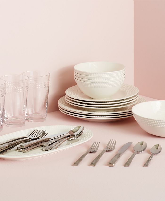 Kate Spade Wickford 38Piece Dinnerware & Flatware Set, Service for 4