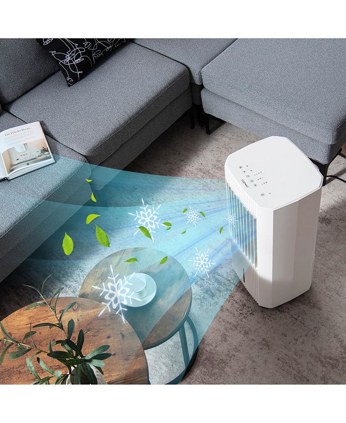 Costway 3In1 Evaporative Air Cooler w/ Humidifier & Fan Portable Rolling Swamp Cooler Macy's