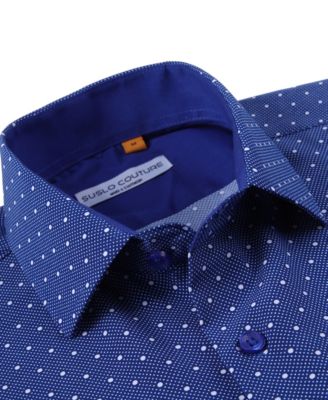 Men's Slim-Fit Geo-Print Performance Shirt