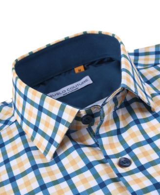 Men's Slim-Fit Geo-Print Performance Shirt