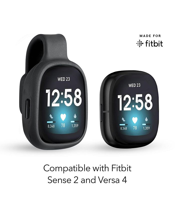 Wasserstein Clip Holder Compatible with Fitbit Sense 2 / Versa 4 Clip