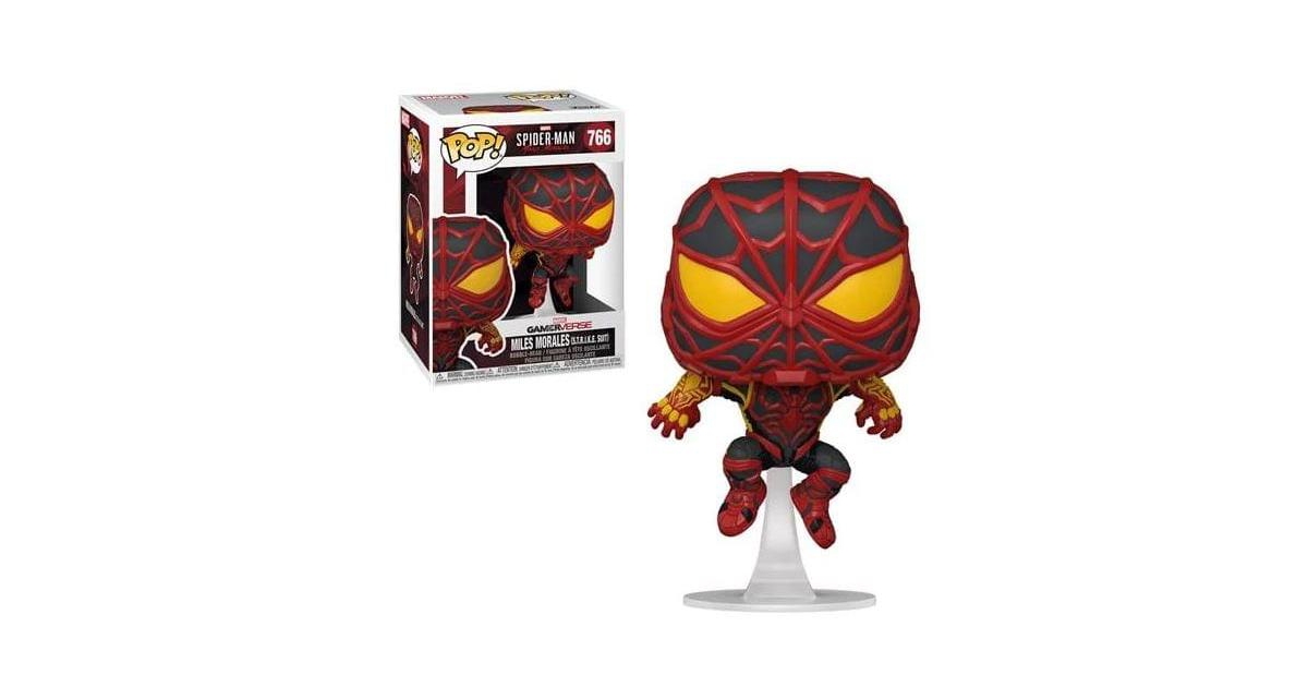 Marvel Spider-Man Funko Pop Vinyl Figure | Miles Morales Strike Suit
